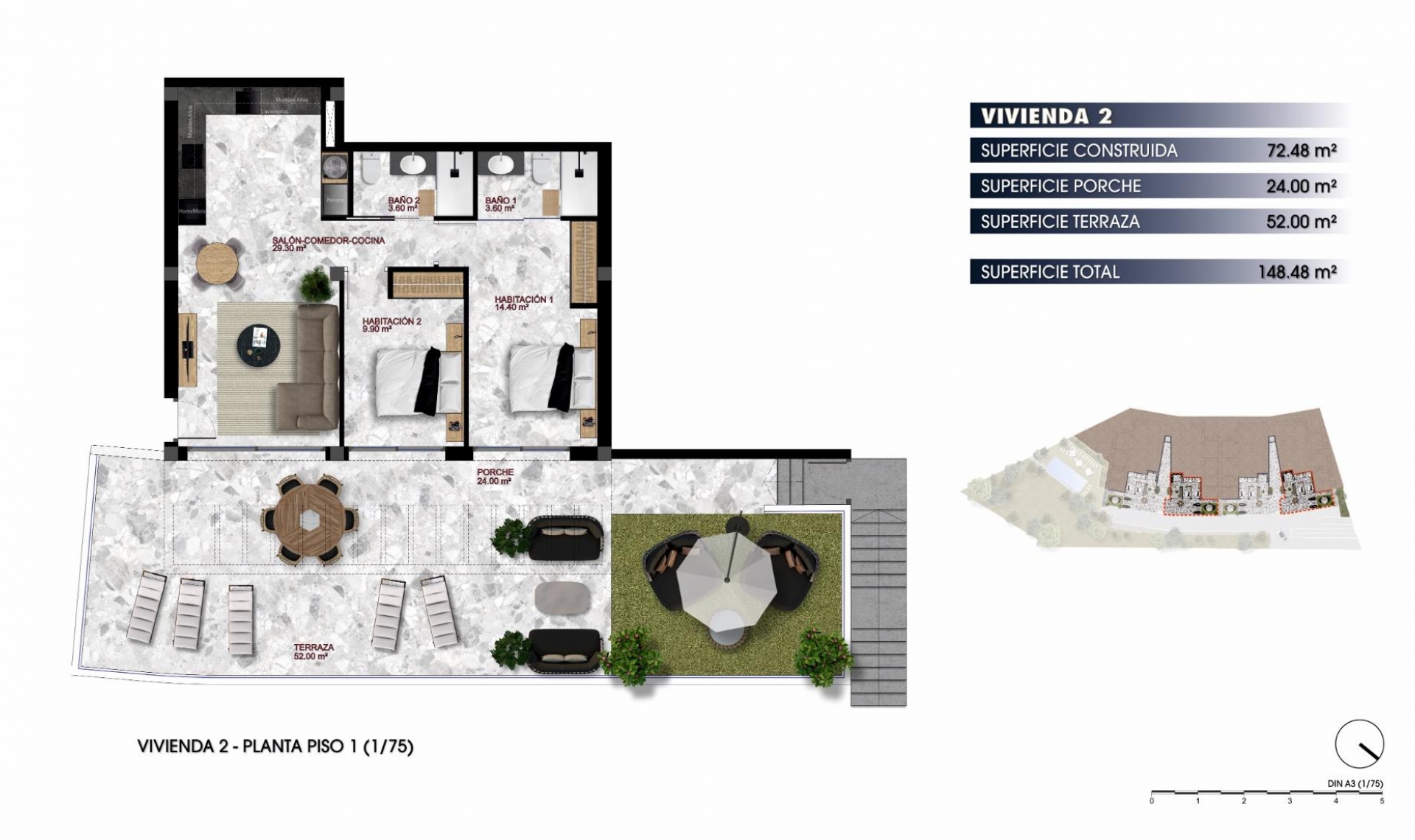 Novostavba - Apartment -
Finestrat - Balcon de finestrat