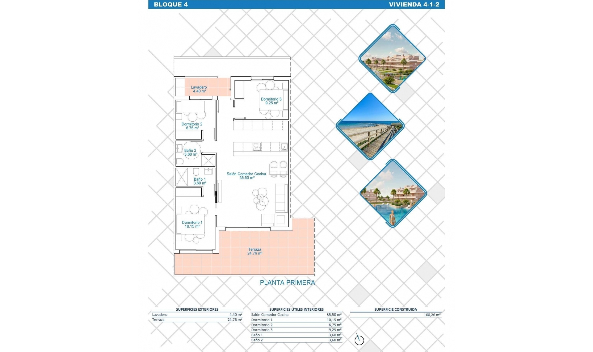 Novostavba - Apartment -
Pilar de la Horadada - Lo Monte