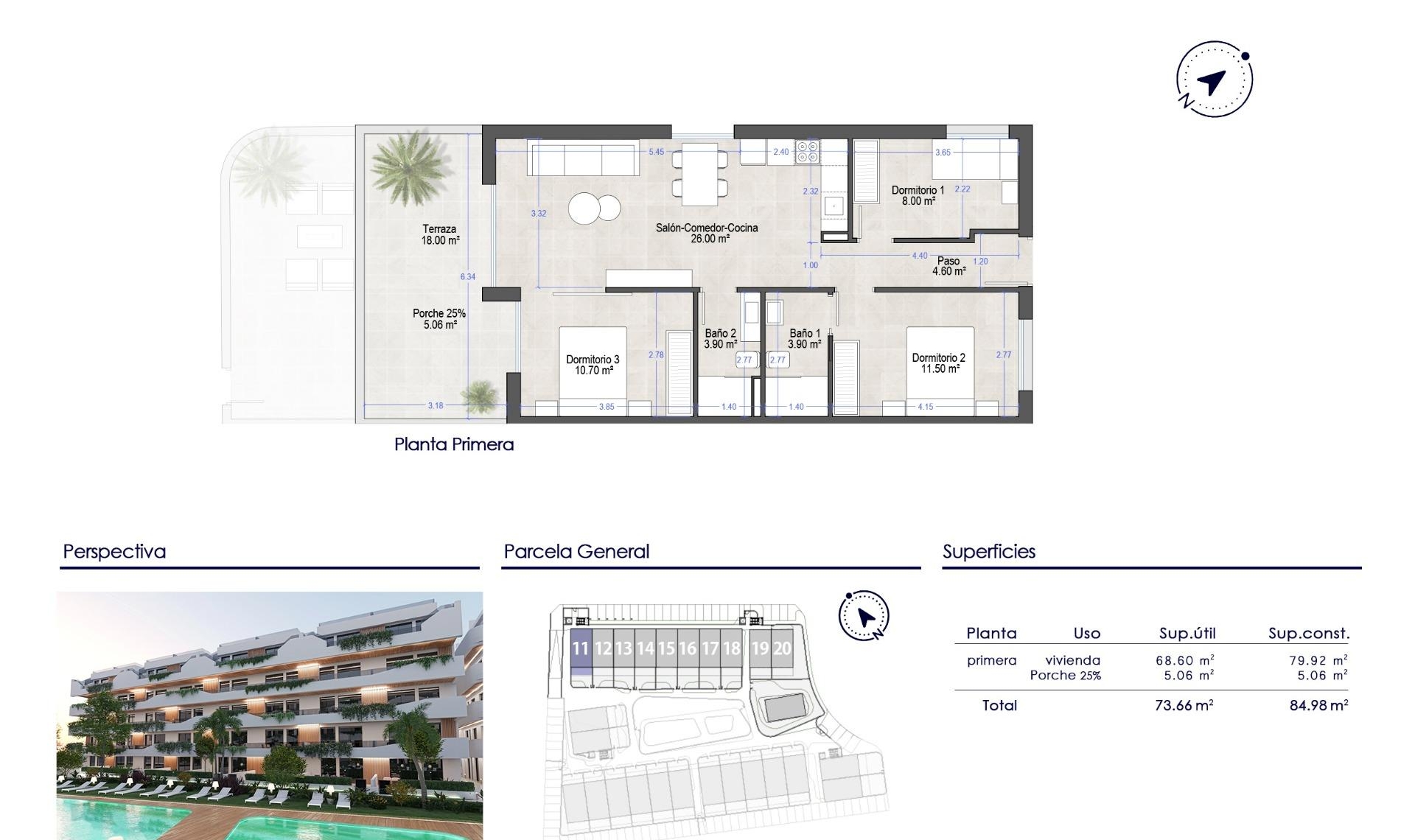 Novostavba - Apartment -
San Javier - Santiago de la Ribera