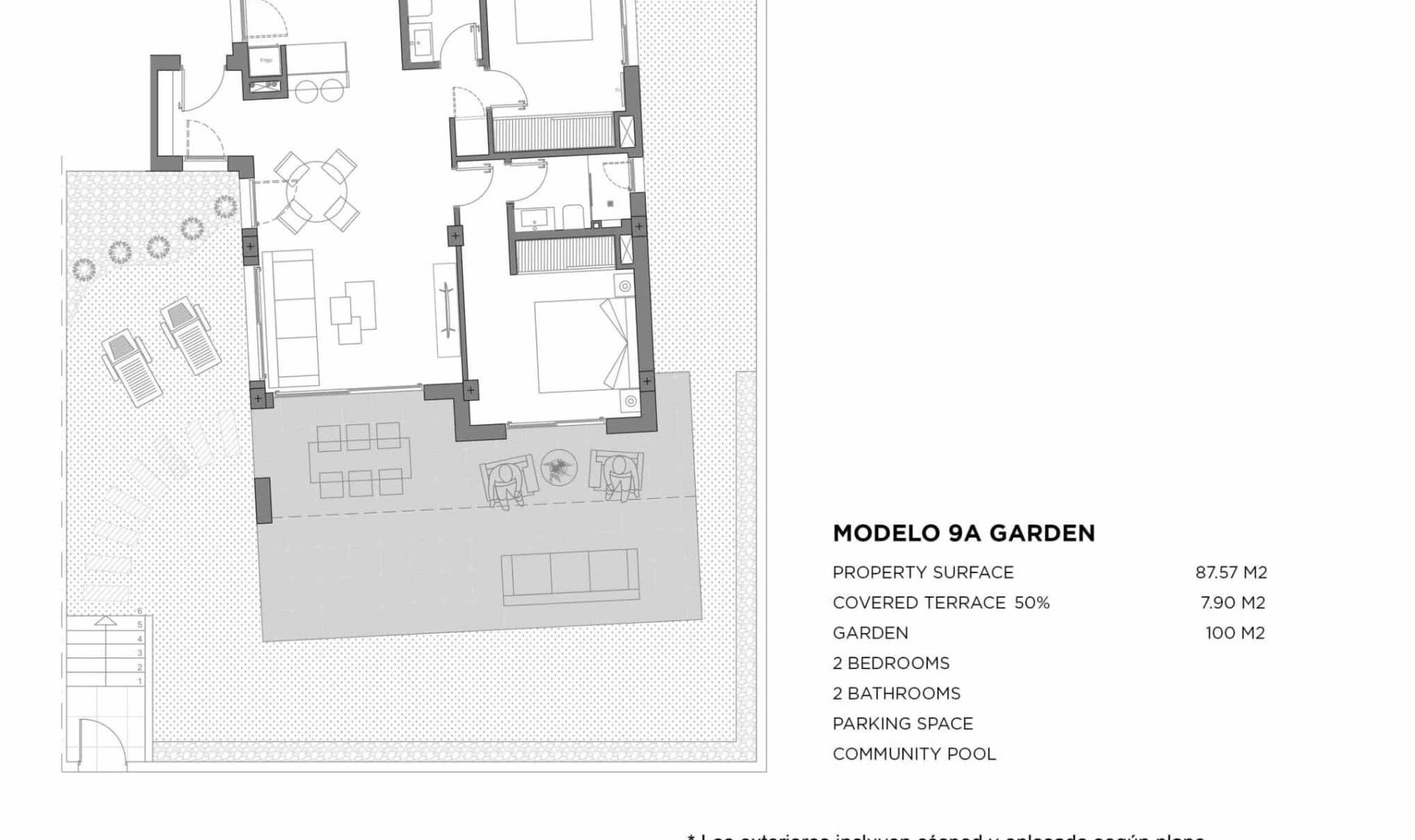 Novostavba - Ground floor apartment -
Los Alcázares - Parque Diana