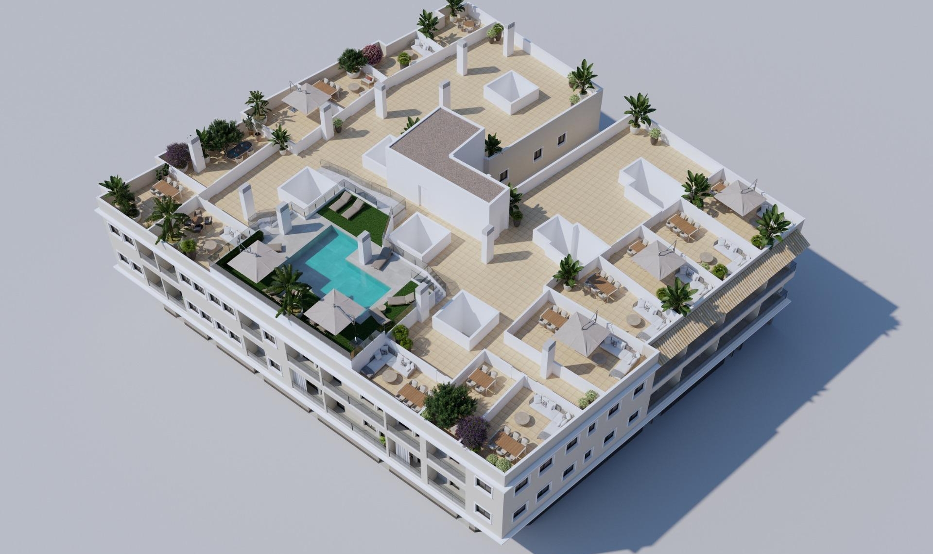 Novostavba - Penthouse -
Algorfa - Pueblo