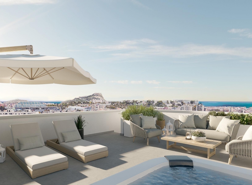 Novostavba - Penthouse -
Alicante - San Agustín-PAU 2