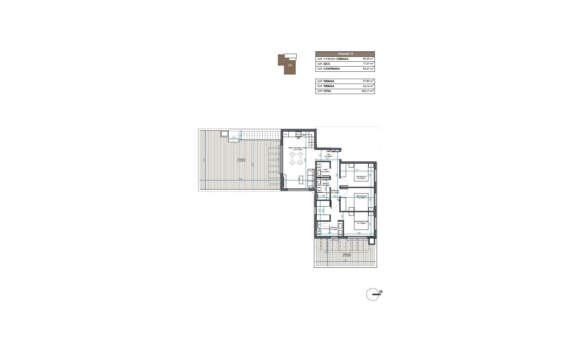 Novostavba - Penthouse -
Guardamar del Segura - Camino del Puerto