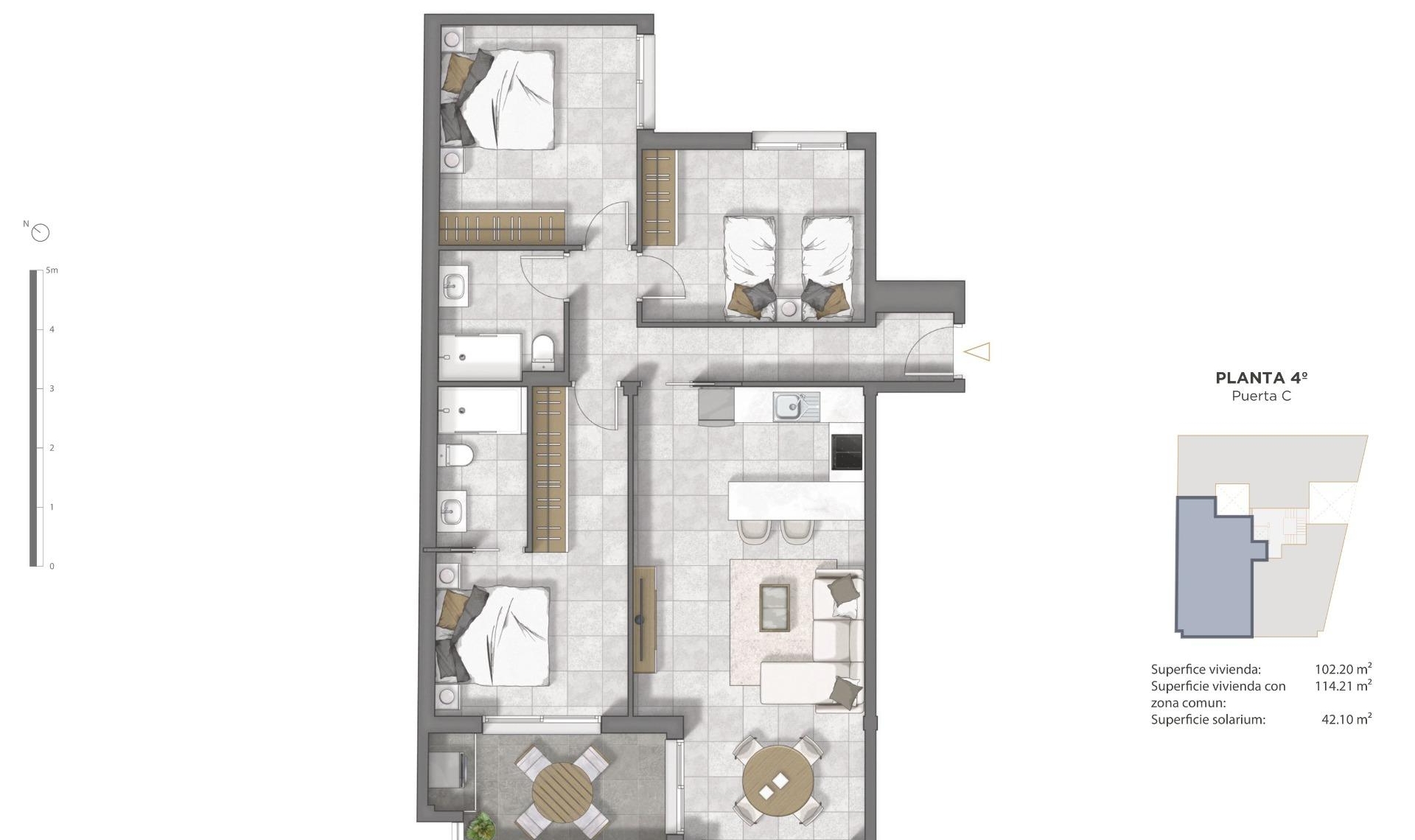 Novostavba - Penthouse -
Guardamar del Segura - Pueblo