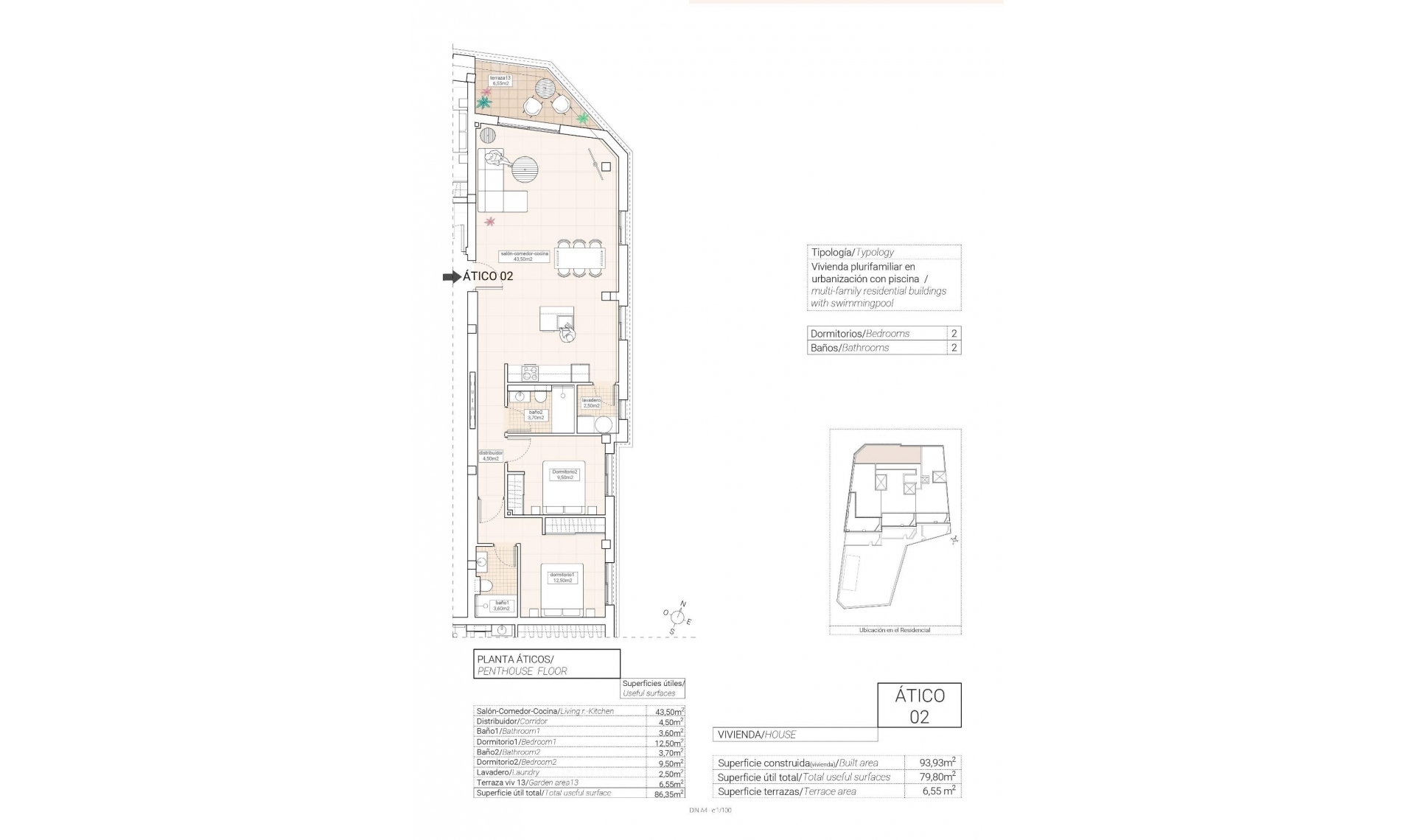 Novostavba - Penthouse -
Hondón de las Nieves - Pueblo