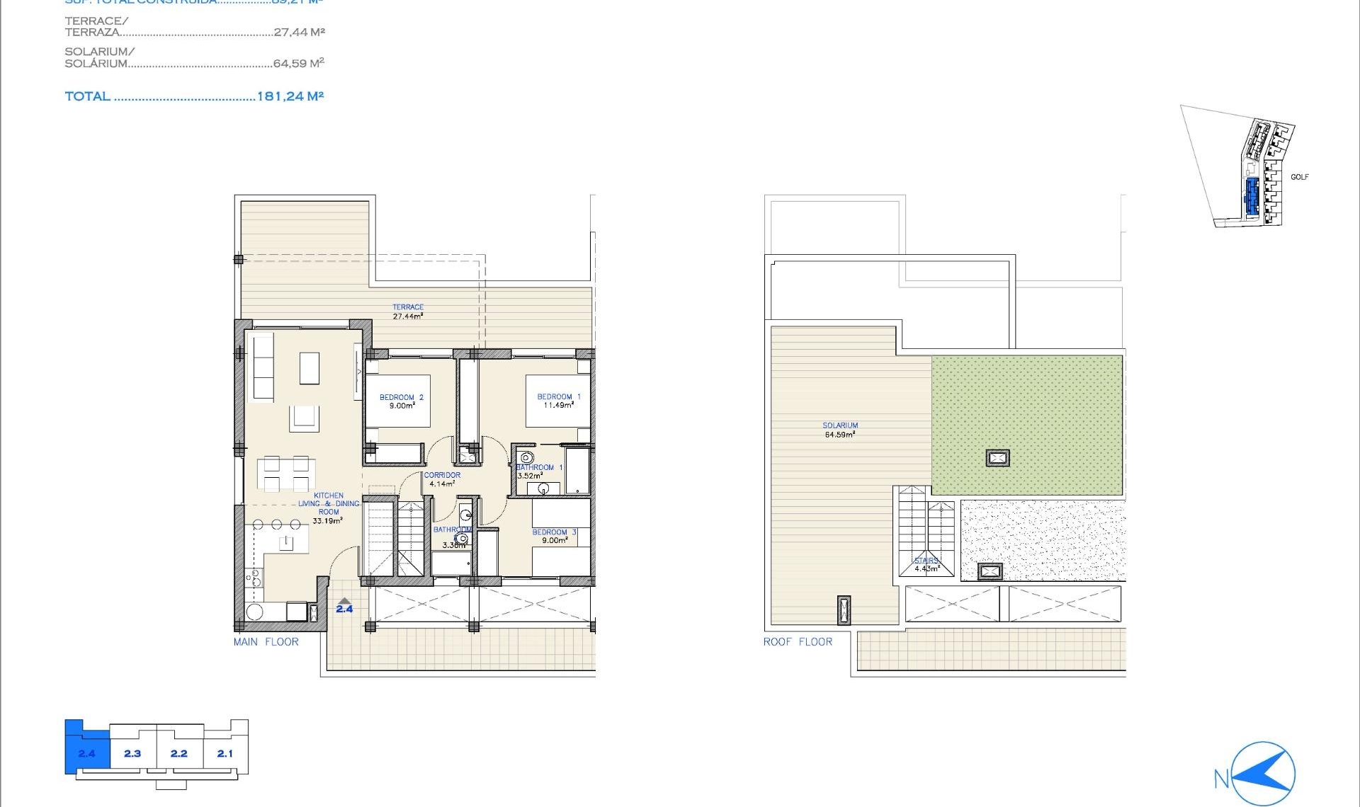 Novostavba - Penthouse -
Los Alcázares - Serena Golf