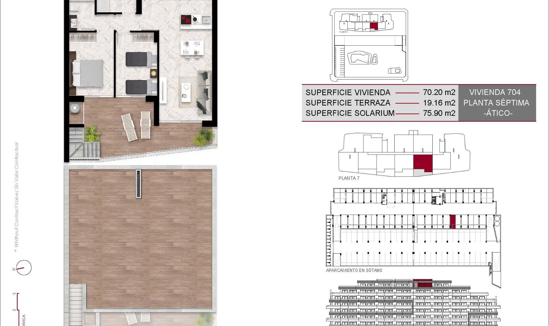 Novostavba - Penthouse -
San Miguel - Pueblo