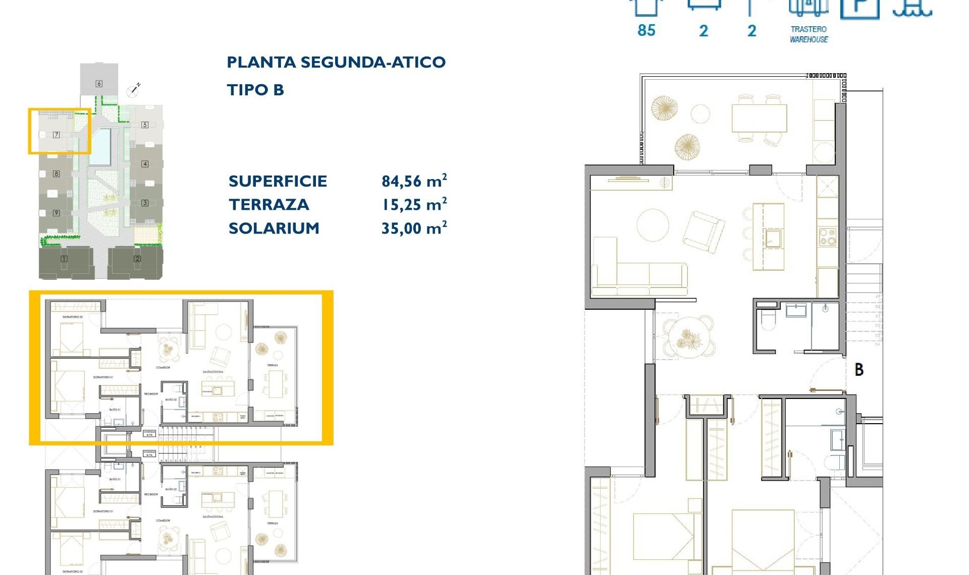 Novostavba - Penthouse -
San Pedro del Pinatar - Pueblo