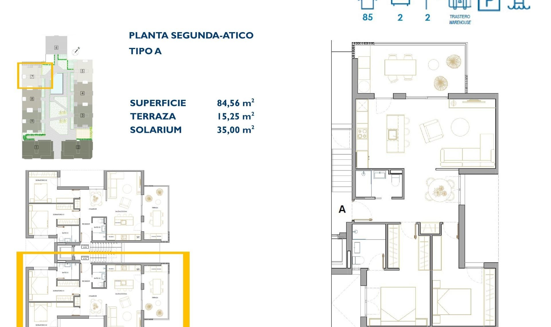 Novostavba - Penthouse -
San Pedro del Pinatar - Pueblo