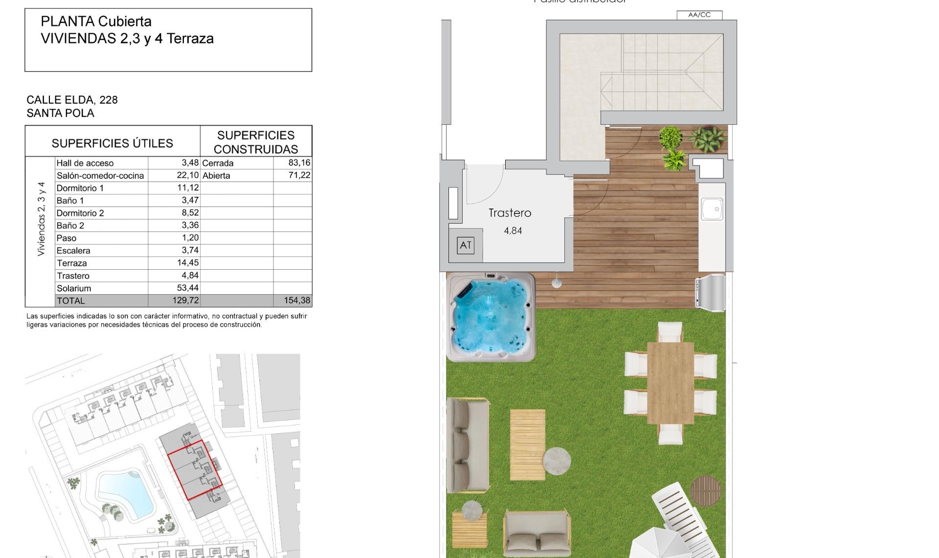 Novostavba - Penthouse -
Santa Pola - Playa Tamarit