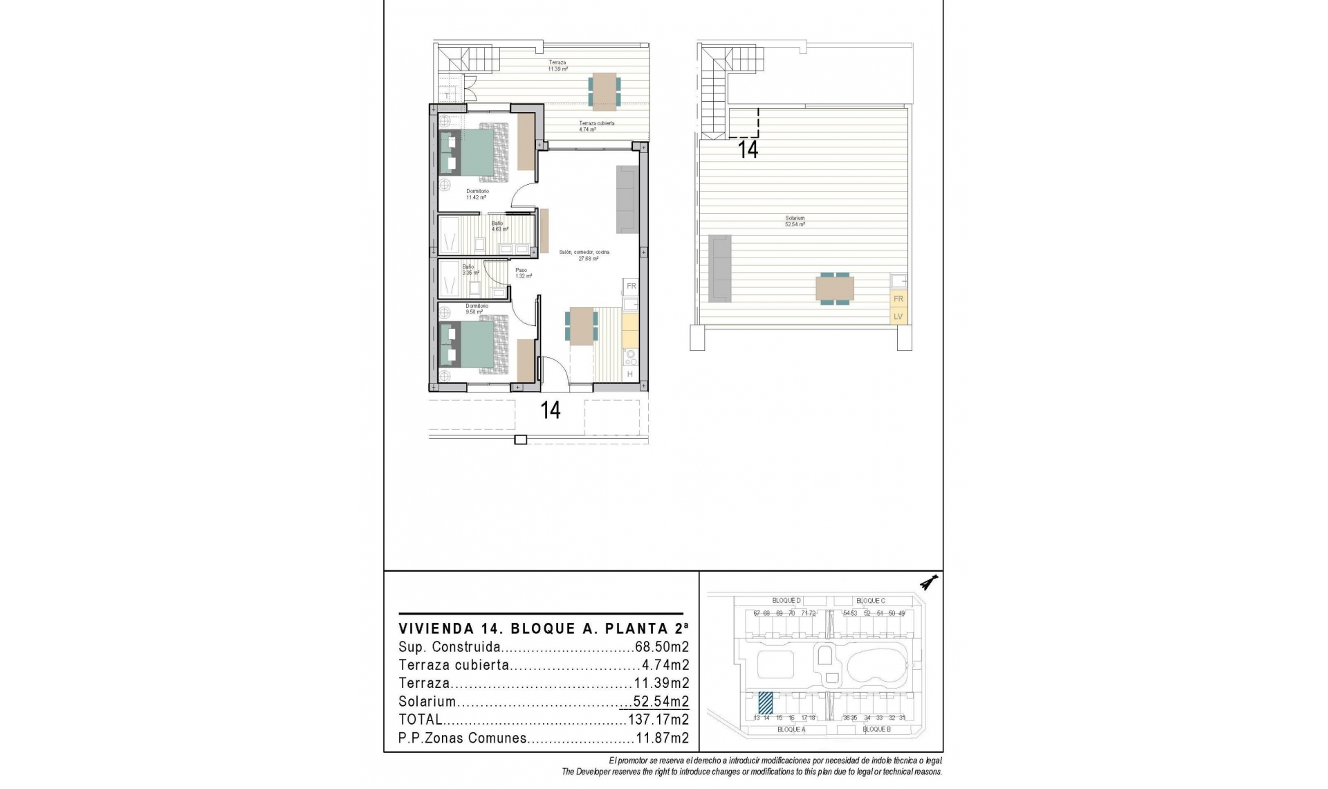 Novostavba - Penthouse -
Torre Pacheco - San Cayetano