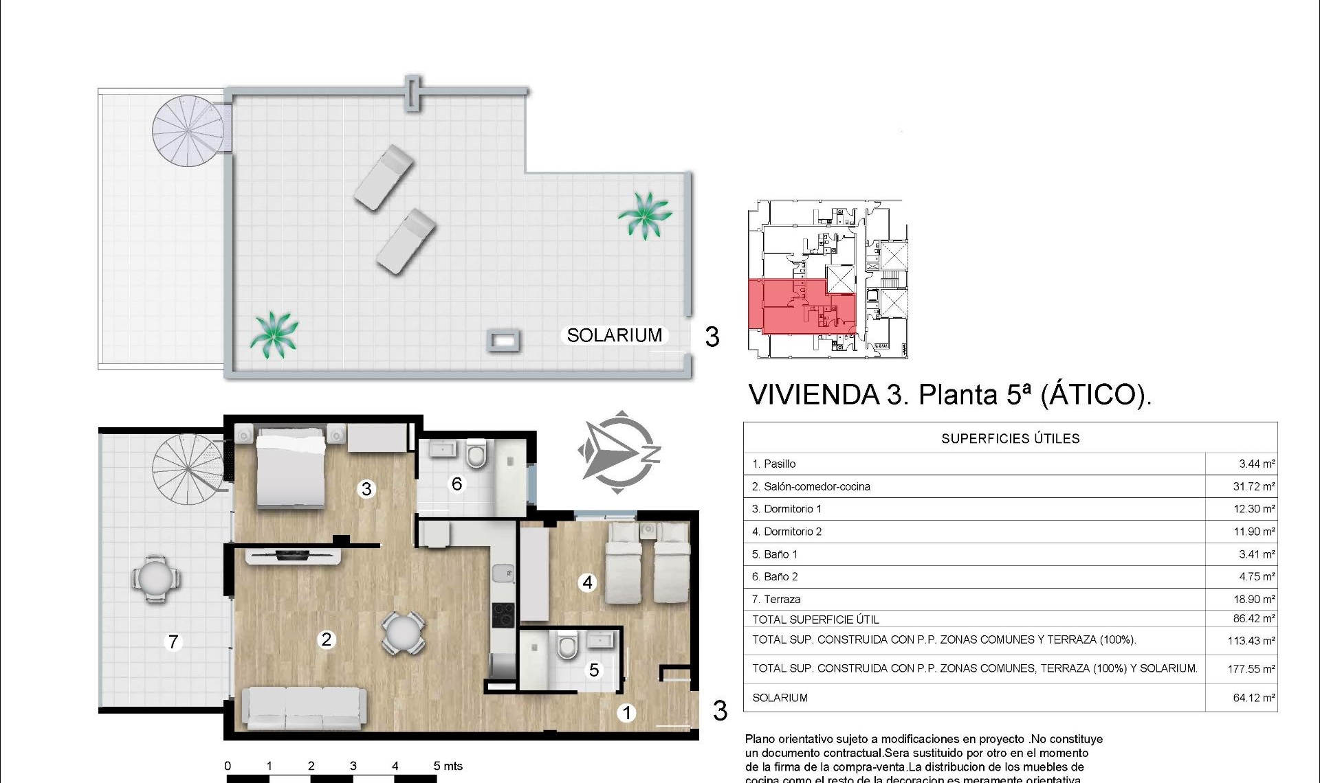 Novostavba - Penthouse -
Torrevieja - Centro