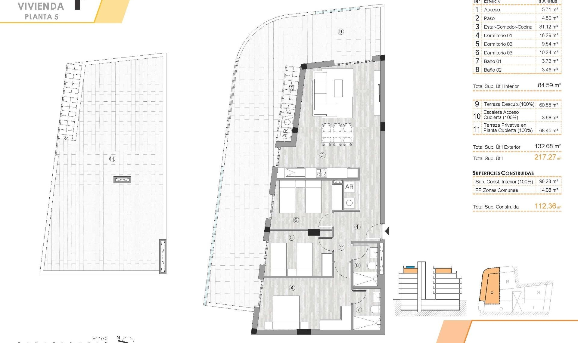 Novostavba - Penthouse -
Torrevieja - Centro