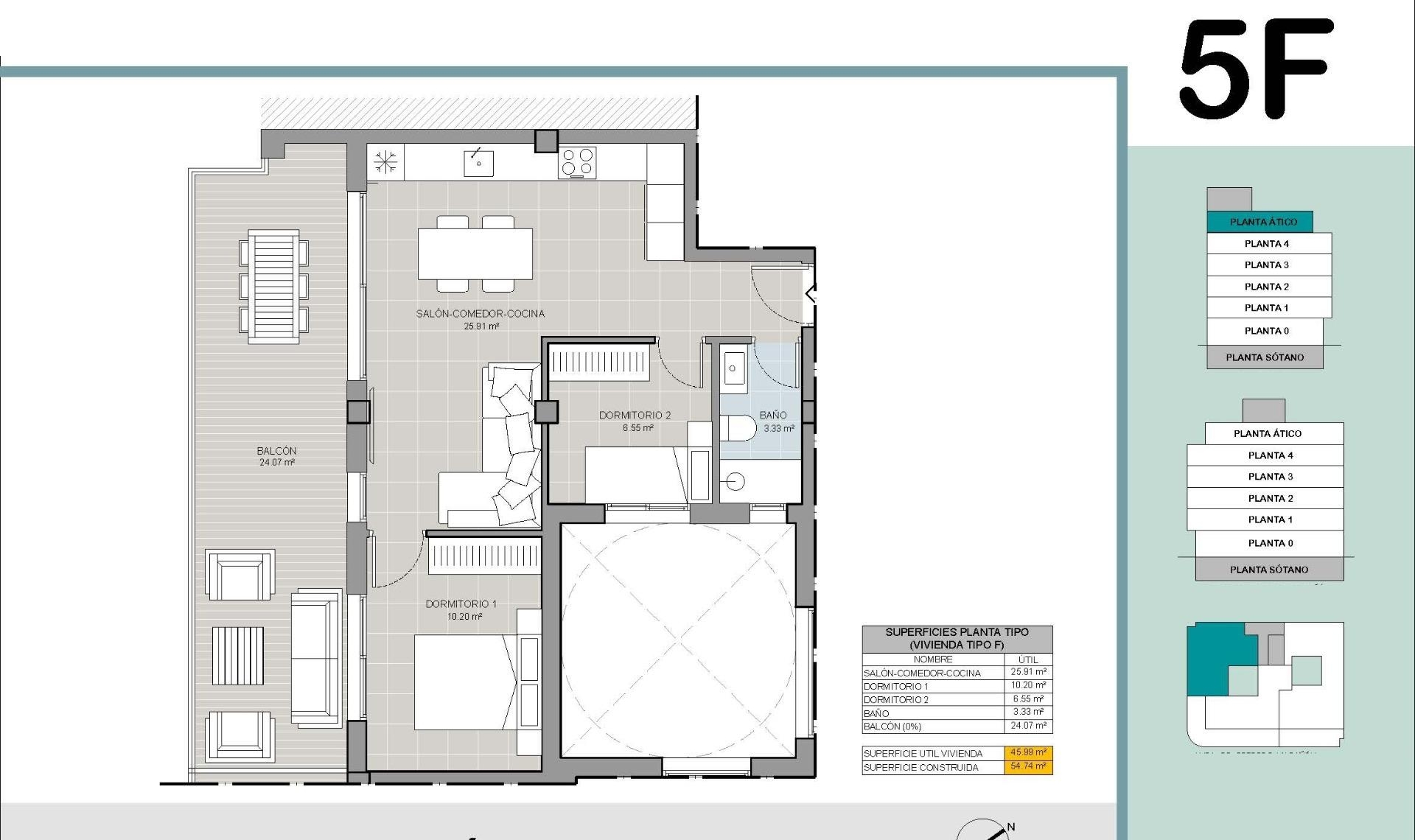 Novostavba - Penthouse -
Torrevieja - El acequión