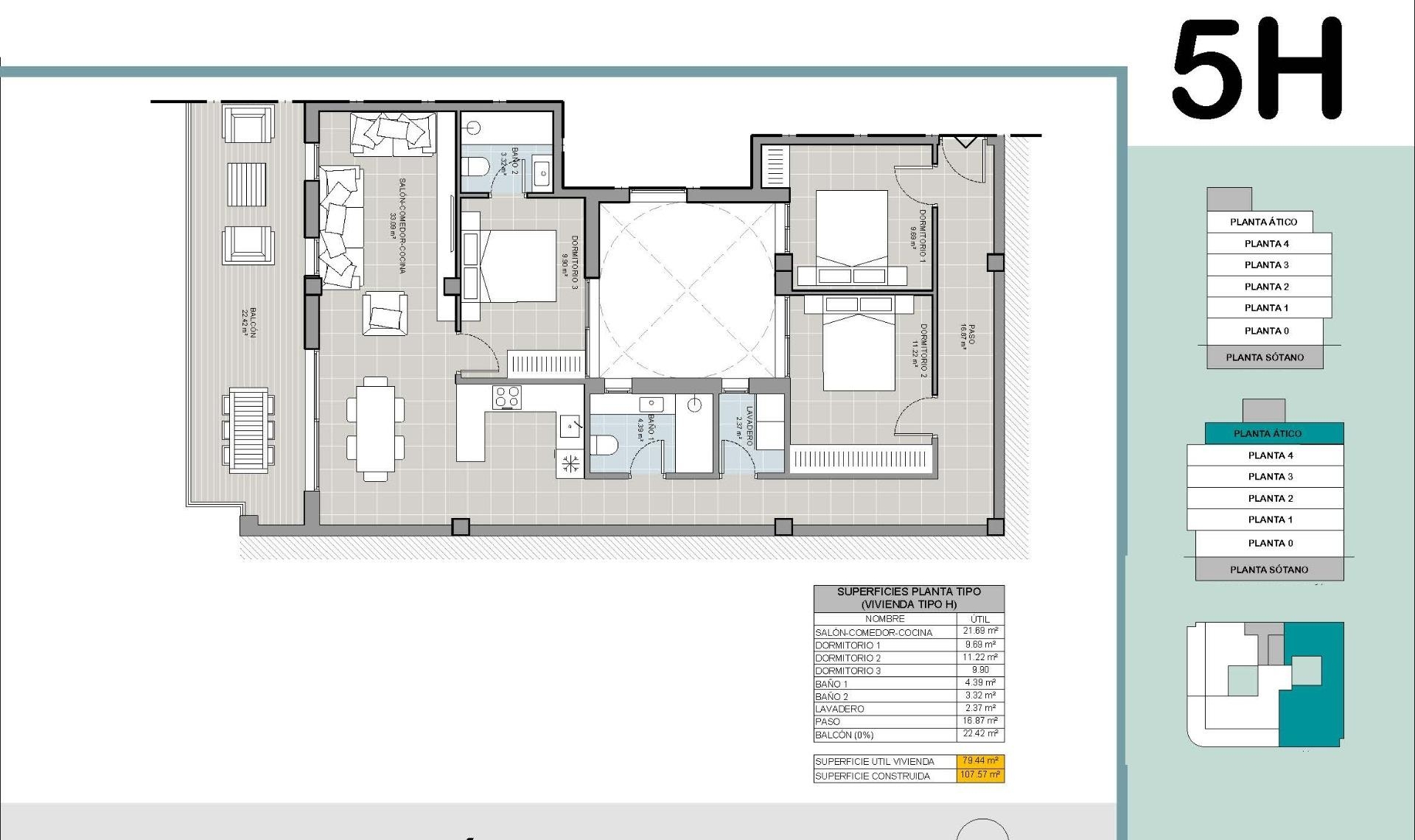 Novostavba - Penthouse -
Torrevieja - El acequión