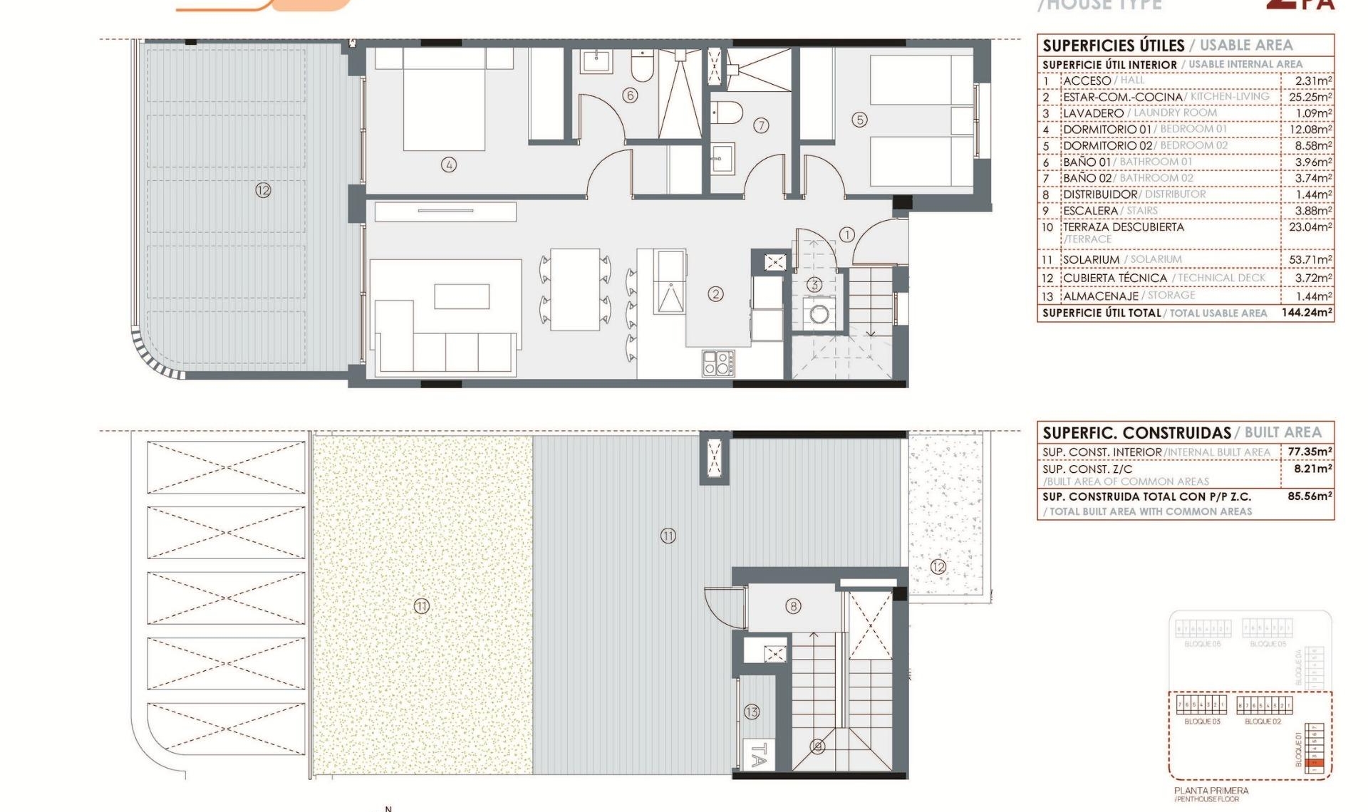 Novostavba - Penthouse -
Torrevieja - La Hoya