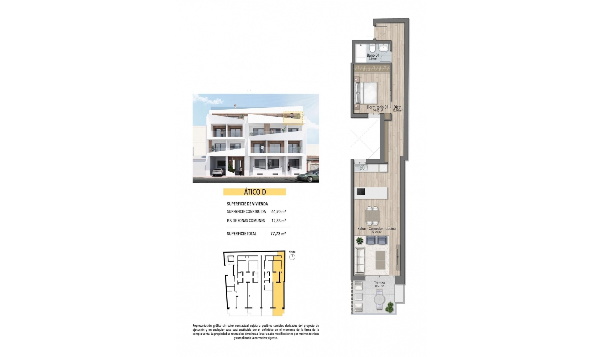 Novostavba - Penthouse -
Torrevieja - Playa de El Cura
