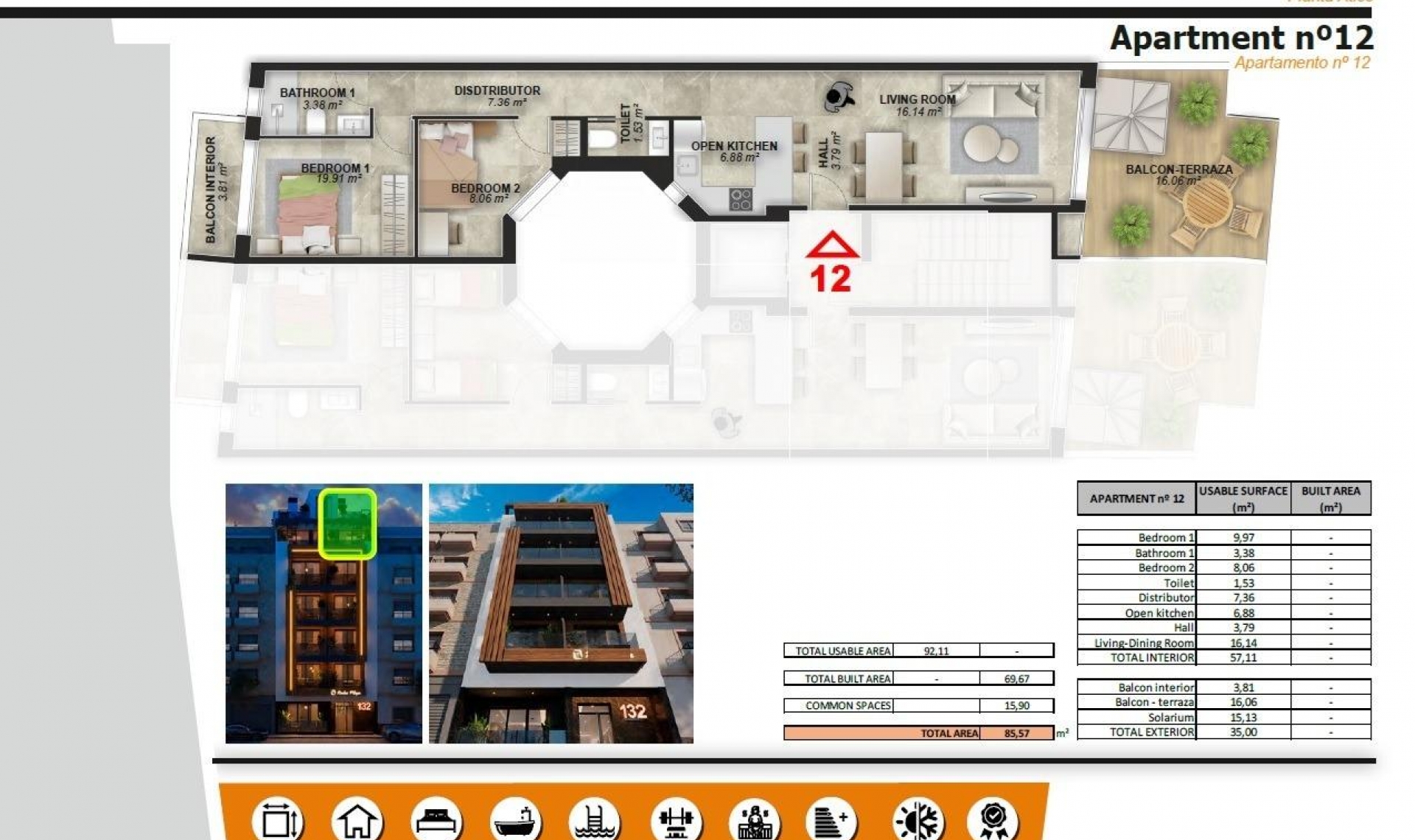 Novostavba - Penthouse -
Torrevieja - Playa de El Cura