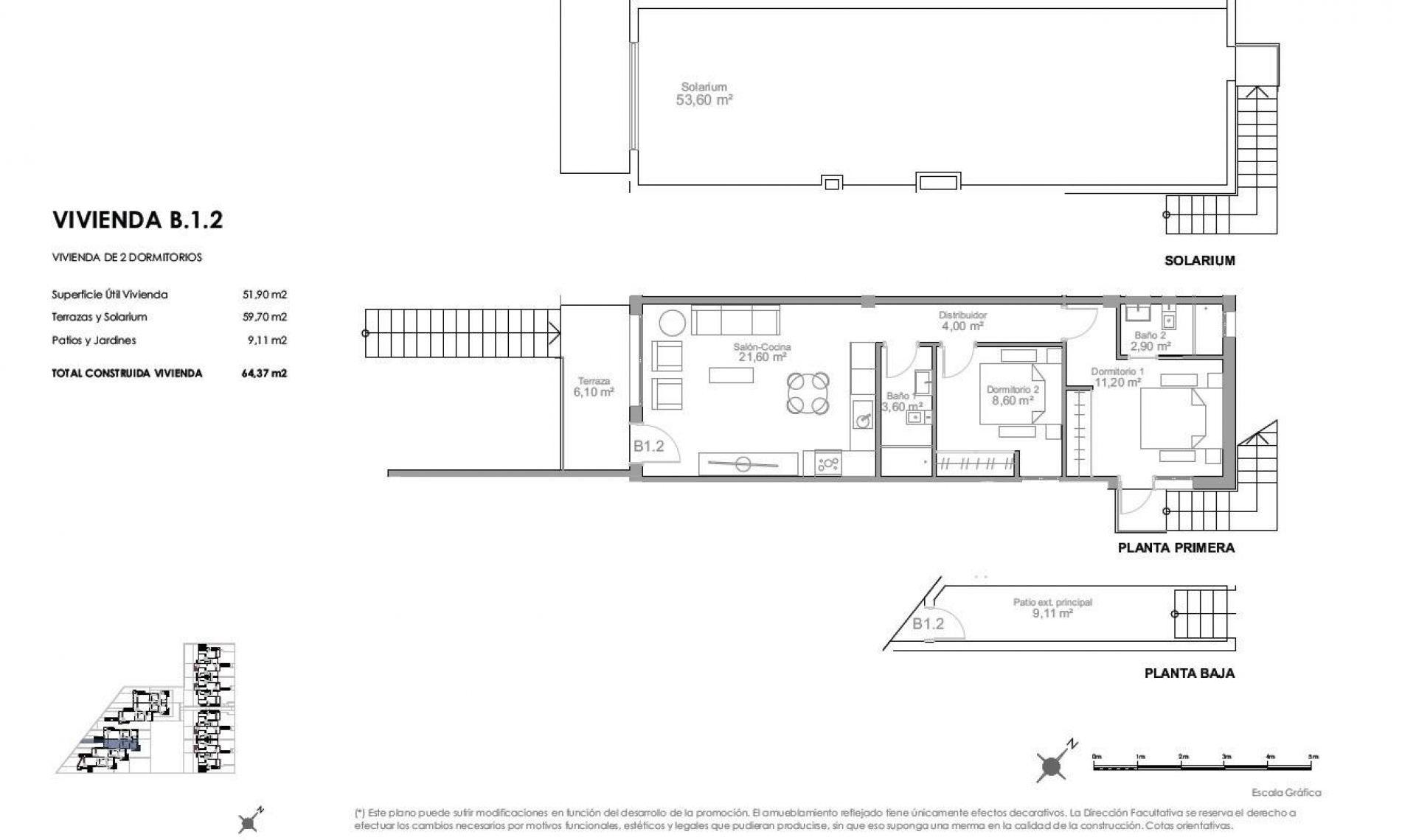 Novostavba - Top Floor Bungalow -
Puerto de mazarron - Playa Negra
