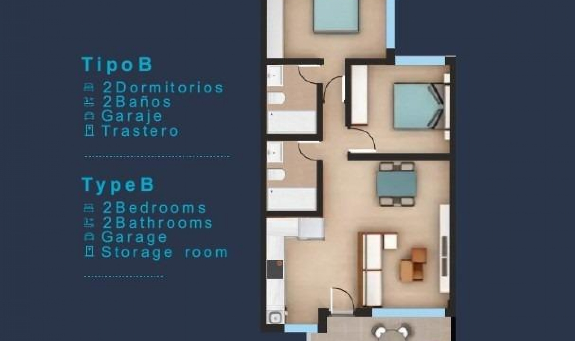 Novostavba - Top Floor Bungalow -
San Pedro del Pinatar - Los Pinos