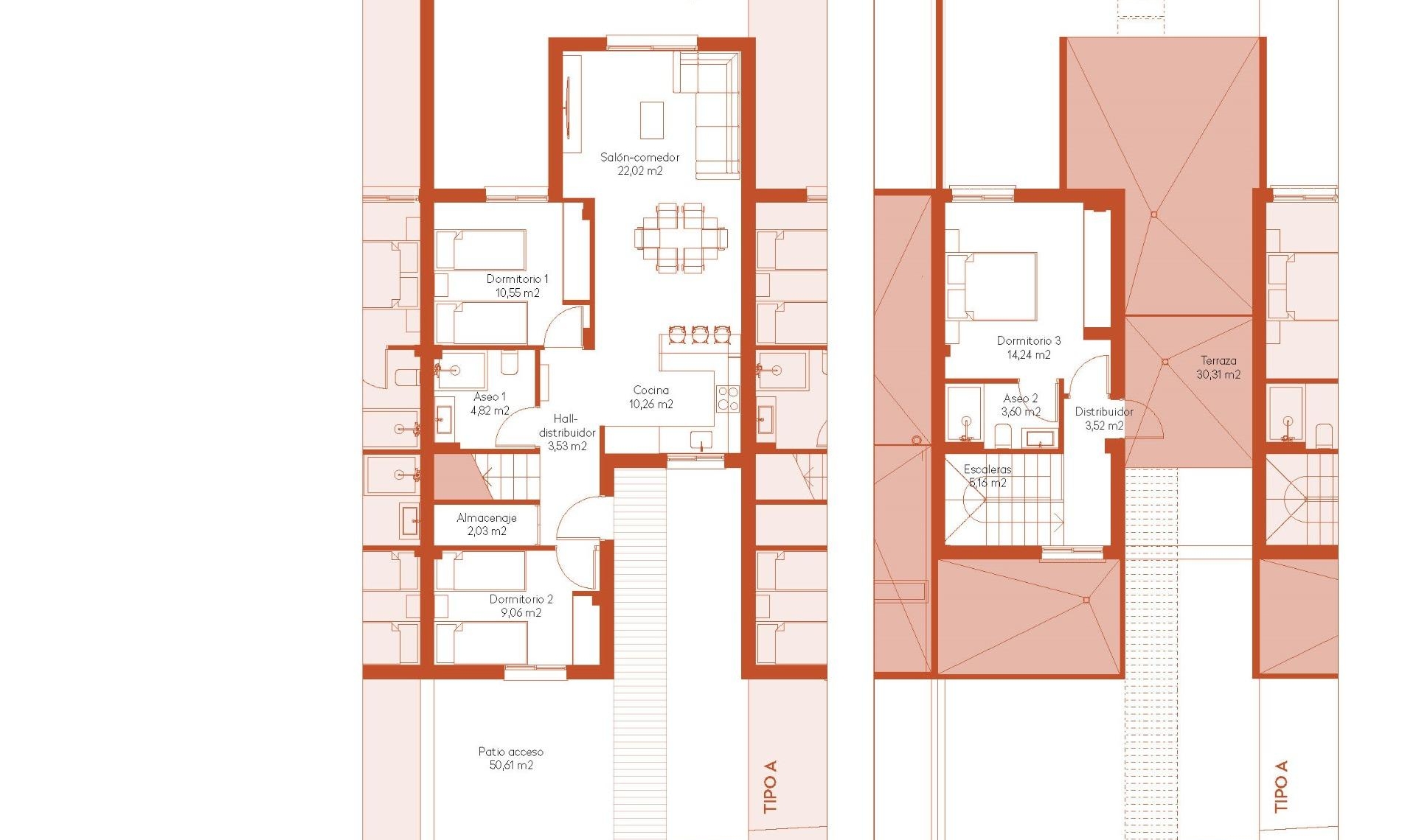 Novostavba - Town House -
BAÑOS Y MENDIGO - Altaona Golf