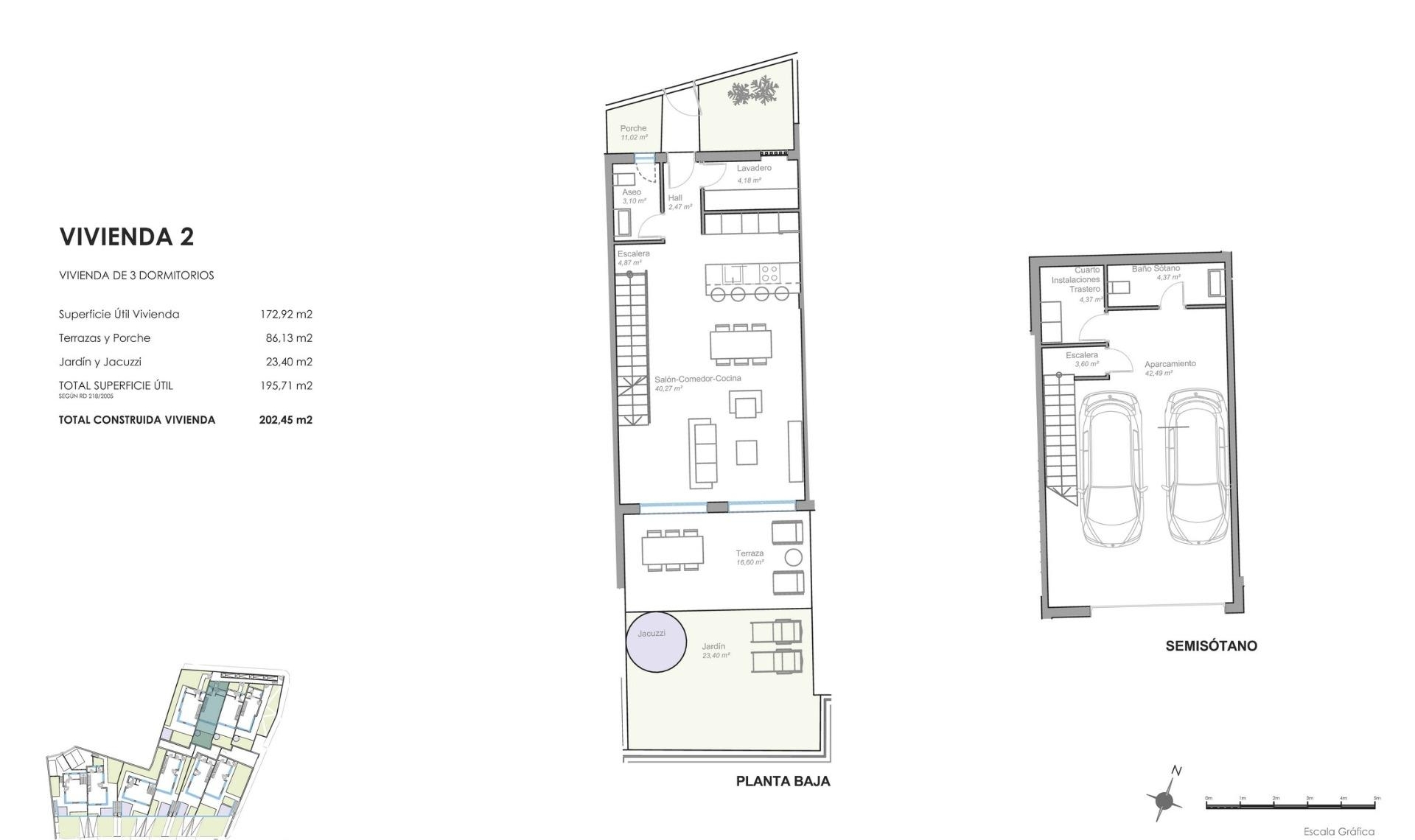 Novostavba - Town House -
Mojacar - Playa de la Mena