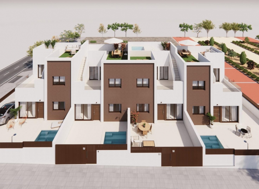 Novostavba - Town House -
Pilar de la Horadada - Barrio los Segundas
