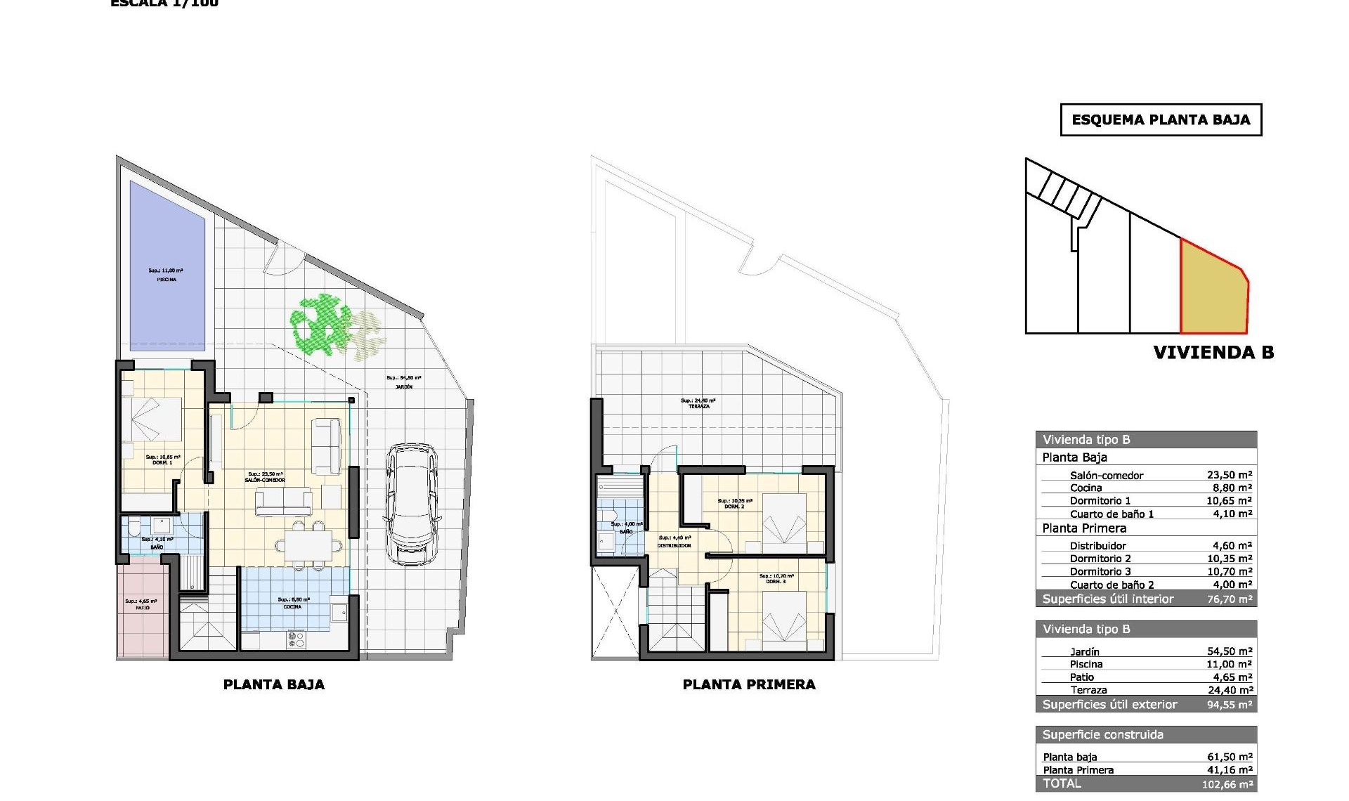 Novostavba - Town House -
Pilar de la Horadada - pueblo