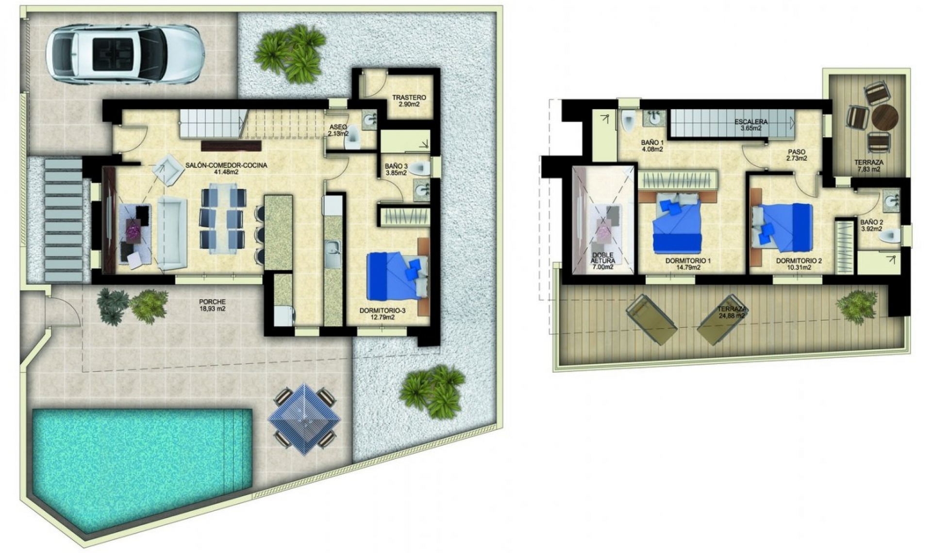 Novostavba - Vila -
Benijofar - Polideportivo