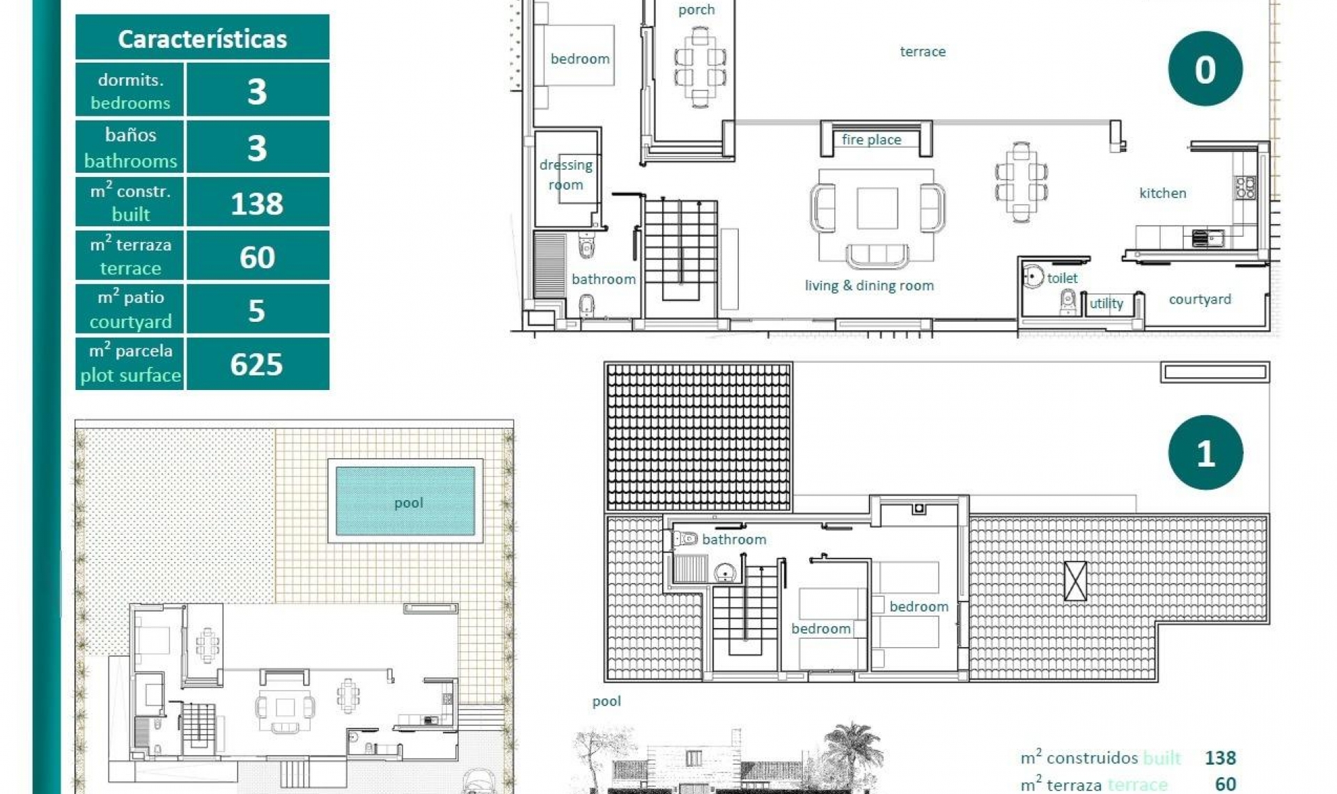 Novostavba - Vila -
Sucina - Peraleja Golf